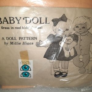 Vintage millie hines doll kit